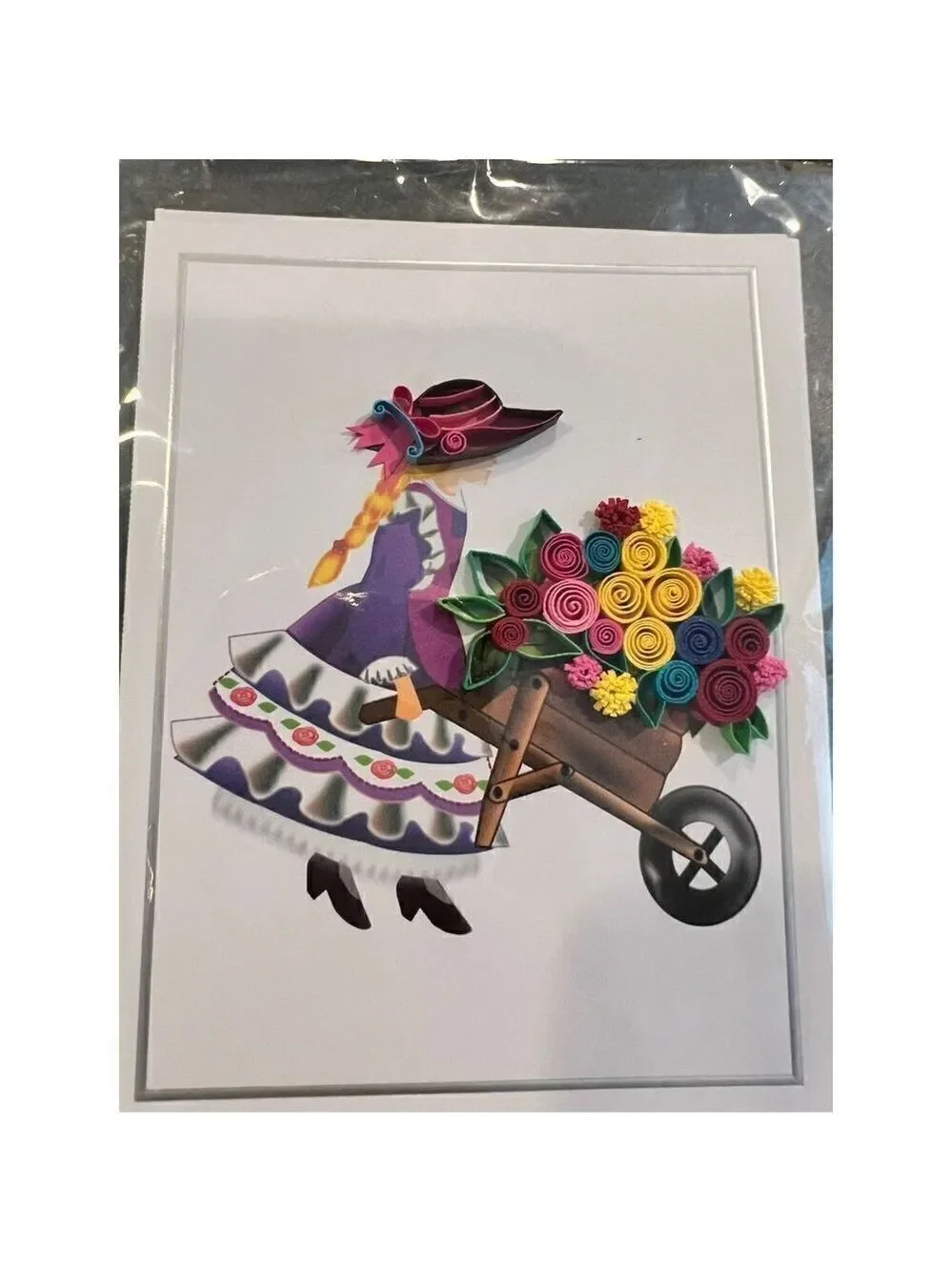 Mother 's Day cards Happy Day - hand crafted set of 3
